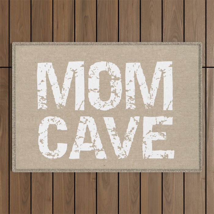 Mom Cave Outdoor Rug