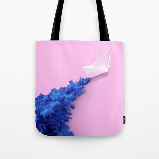 PAPER BOAT INK Tote Bag