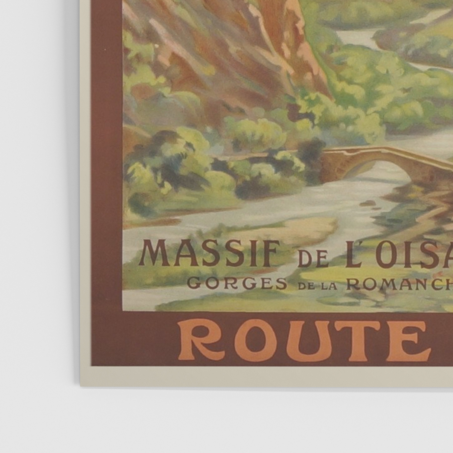 Vintage poster - Route des Alpes, France Poster by Vintage Images