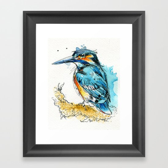 Regal Kingfisher Framed Art Print