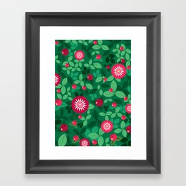 Lingonberries Framed Art Print