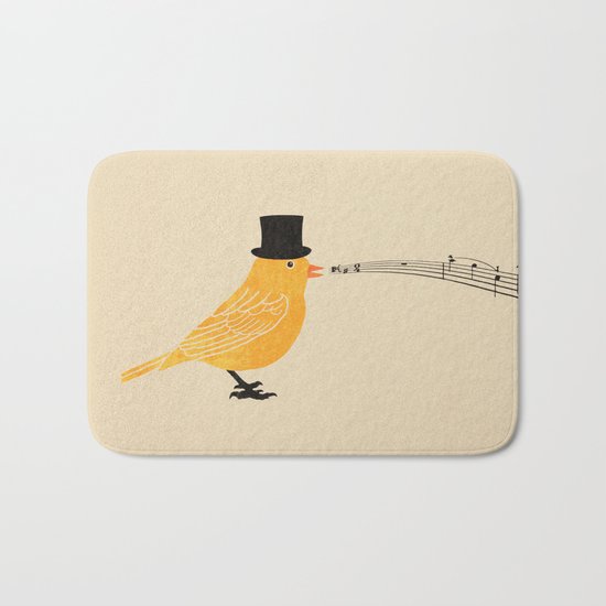 Classical Canary Bath Mat