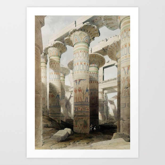 Karnak, Egypt (1846) Art Print