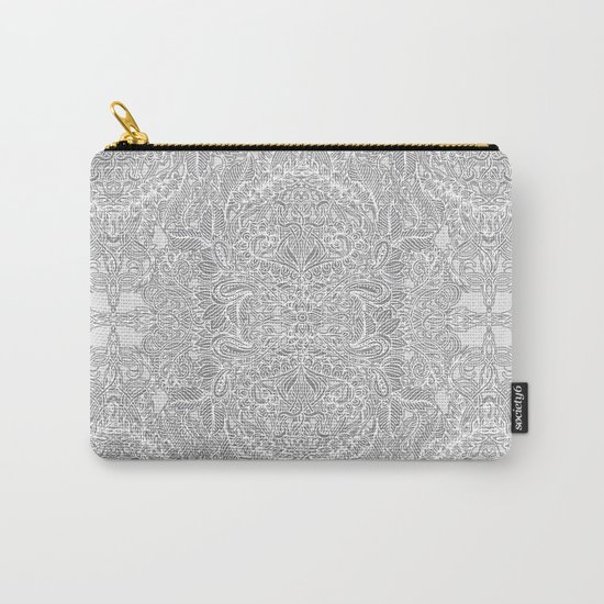 Frost & Ash - an Art Nouveau Inspired Pattern Carry-All Pouch