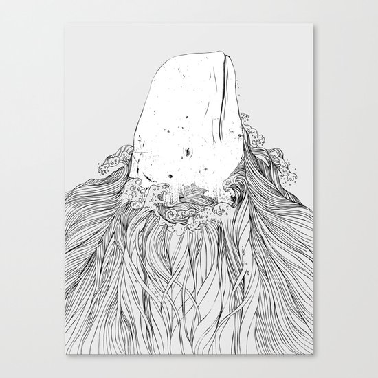 The White Whale Canvas Print