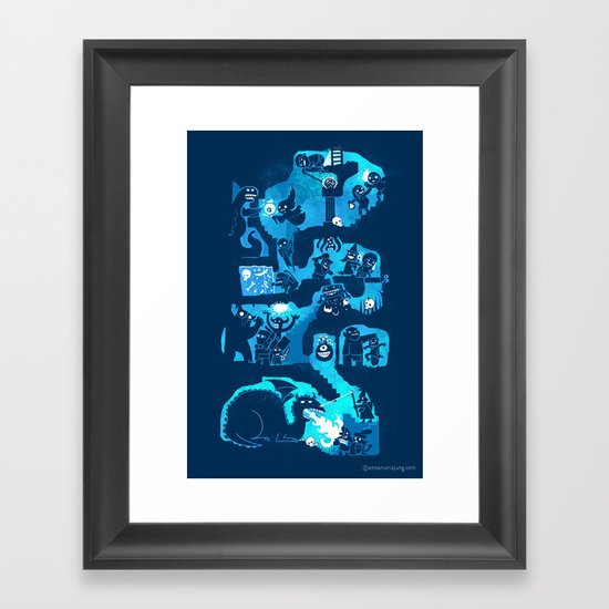 Dungeon Crawlers Framed Art Print