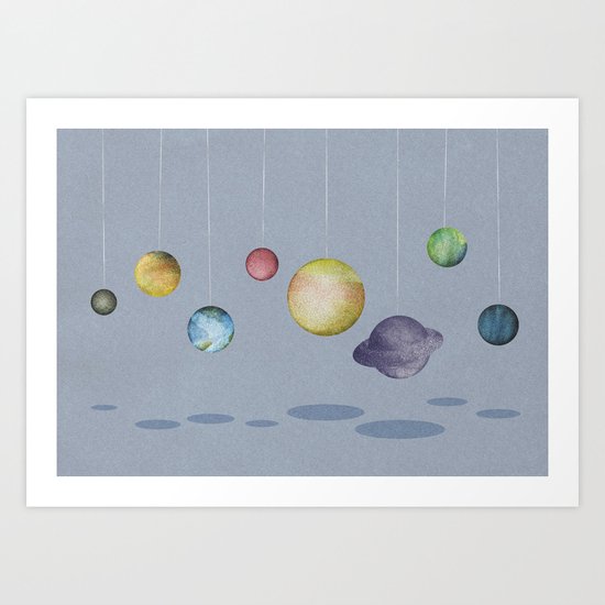 The Solar System Art Print