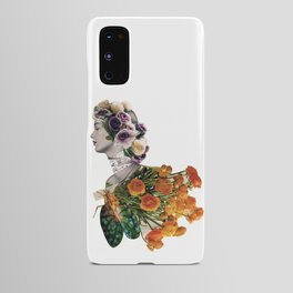 Retro Floral Collage / you never brought me flowers so I became my own bouquet Android Case