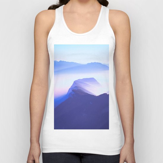 French mountains Unisex Tank Top