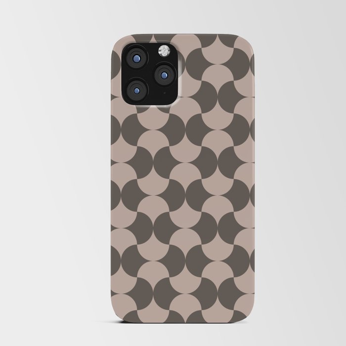 Deco 2 pattern grey iPhone Card Case