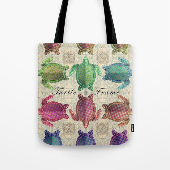 Turtle Frame Tote Bag