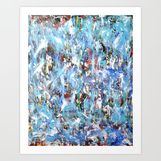 GOOD MORNING BLUE Art Print