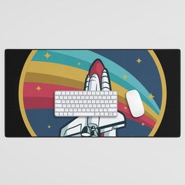 Space Shuttle Rocket Spaceship Astronaut Desk Mat