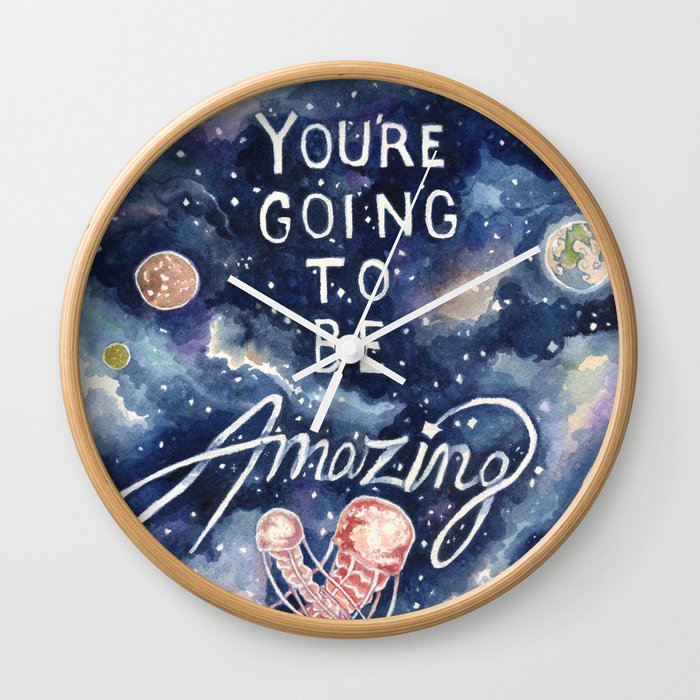 you're going to be amazing Wall Clock