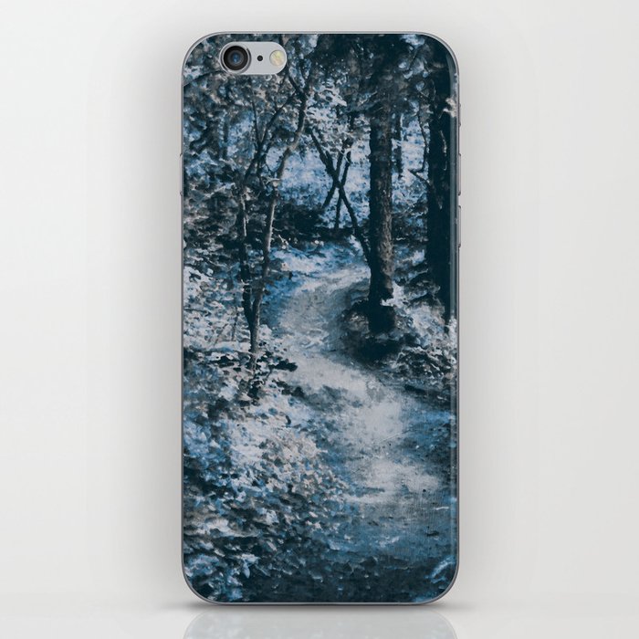 Haunted forest iPhone Skin