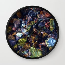 River Rock - The Country Life Wall Clock