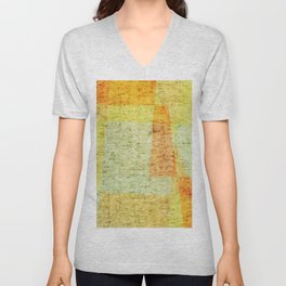 Old grunge background with delicate abstract texture V Neck T Shirt