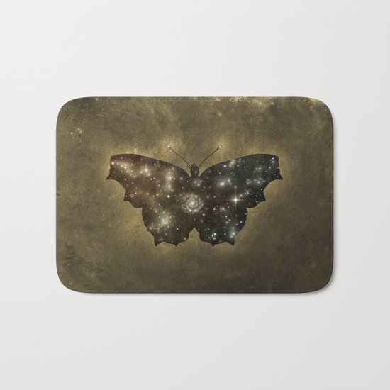 Cosmic Butterfly Bath Mat