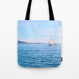 Blue Sailing Tote Bag