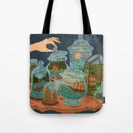 Small Worlds Tote Bag