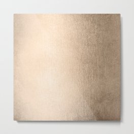 Tahitian Summer Gold Metal Print | Rosegold, Nature, Colors, Painting, Floral, Vintage, Golden, Abstract, Color, Digital 