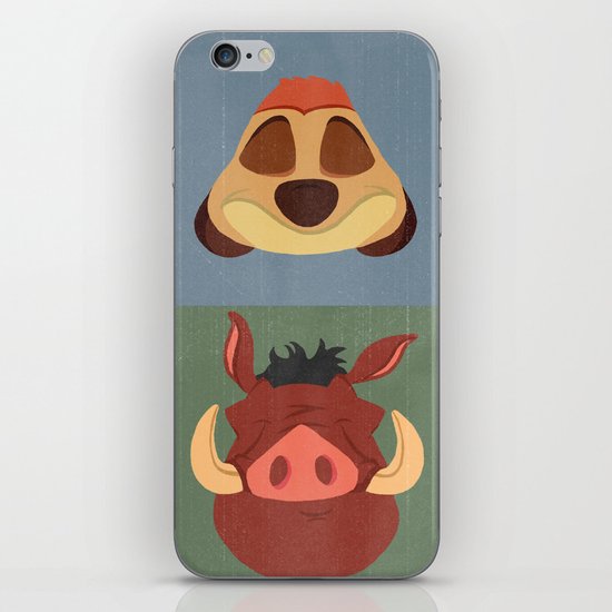 Timon and Pumbaa iPhone & iPod Skin