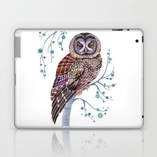 lacy owl Laptop & iPad Skin