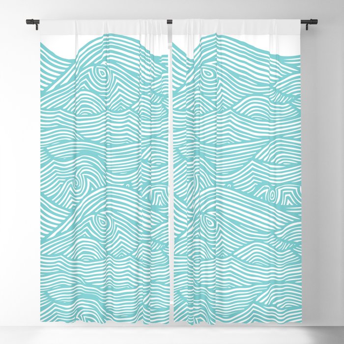 Waves Blackout Curtain