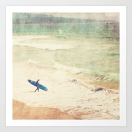 Surfer Photograph. Margin Walker Art Print