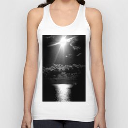 Moon Over the Med Unisex Tank Top