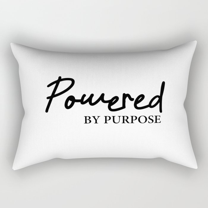 Powered By Purpose Rectangular Pillow