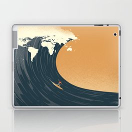 Surfing the World Laptop & iPad Skin