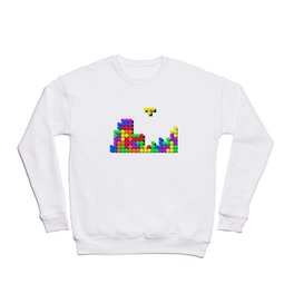 Tetris print design Crewneck Sweatshirt