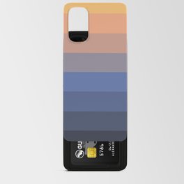 Desert Sunset Gradient Stripes Android Card Case