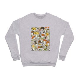 Hand-drawn Mushrooms Crewneck Sweatshirt