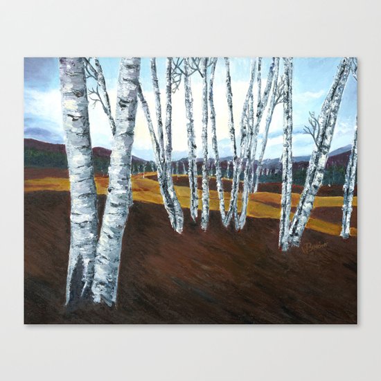 Birch Trees Canvas Print