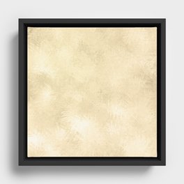 Golden Old Tiny Lines Framed Canvas