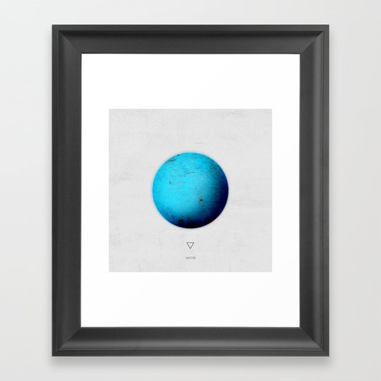 Element: Water Framed Art Print