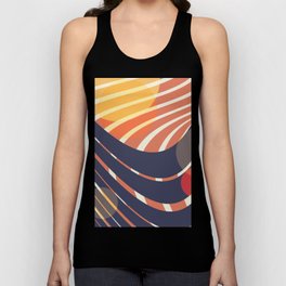 waves background Tank Top