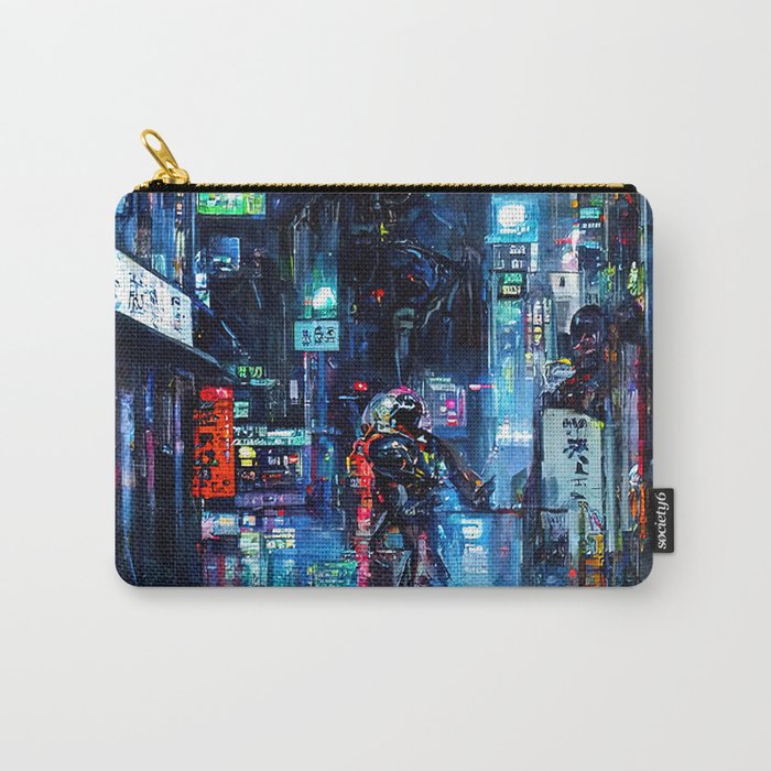 Streets of Neo-Tokyo Carry-All Pouch