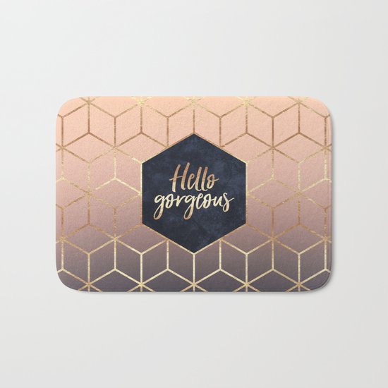 Hello Gorgeous Bath Mat