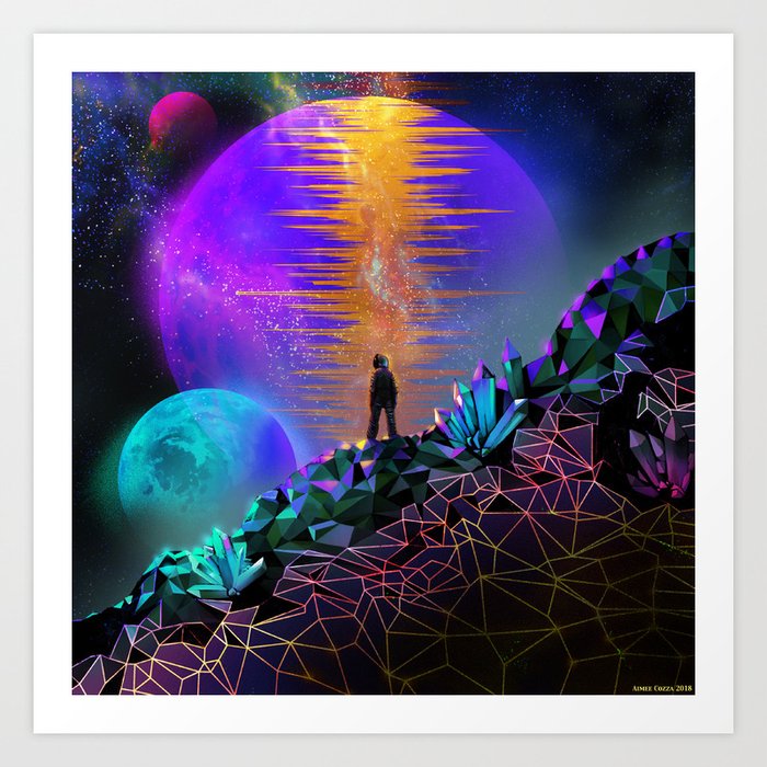 In Space, No One Can Hear You... Art Print