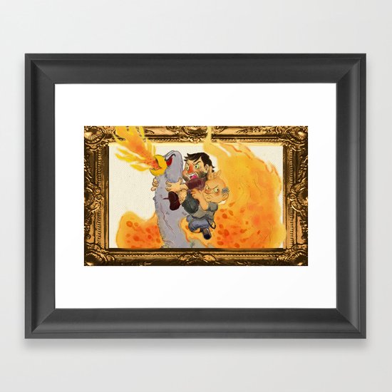 "Rize of the Fenix" by Virginia McCarthy & Cap Blackard Framed Art Print