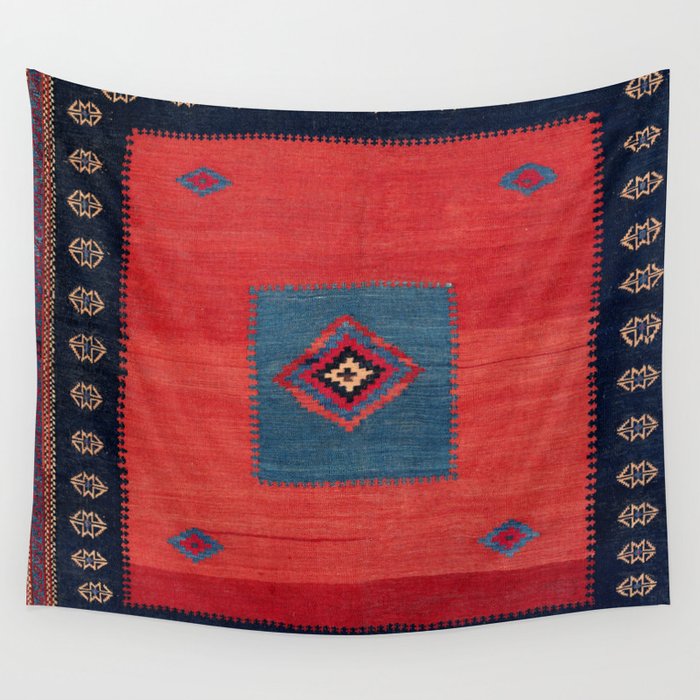 Ashar Ru Khorsi Kerman South Persian Blanket Print Wall Tapestry