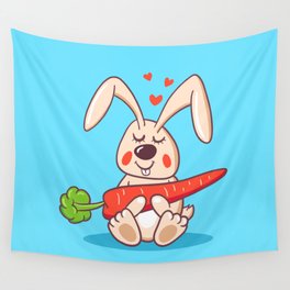 Happy bunny Wall Tapestry