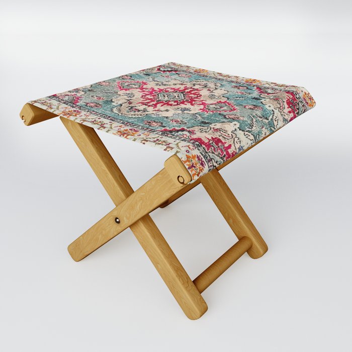 N132 - Heritage Oriental Traditional Vintage Moroccan Style Design Folding Stool