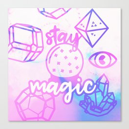 Stay magic cute Canvas Print