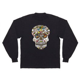 El dia de los muertos (Skull) Long Sleeve T Shirt
