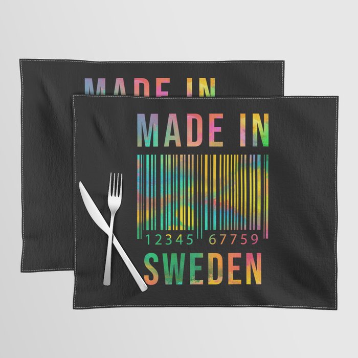 Sweden Born Made In Sweden Placemat