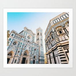 Cathedral Florence Italy Landscape Art Print